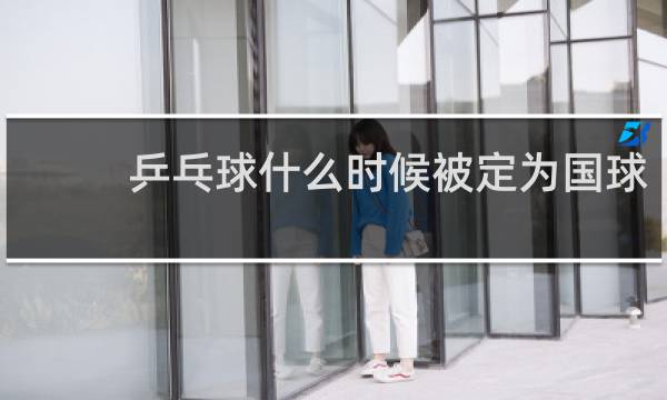 乒乓球什么时候被定为国球