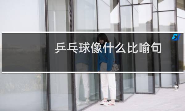 乒乓球像什么比喻句
