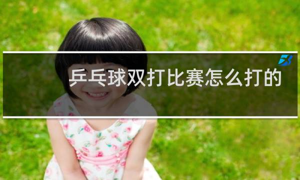 乒乓球双打比赛怎么打的
