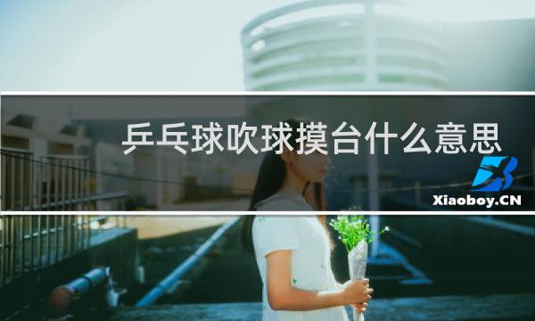 乒乓球吹球摸台什么意思