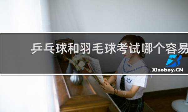 乒乓球和羽毛球考试哪个容易