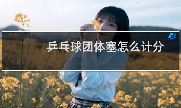 乒乓球团体塞怎么计分