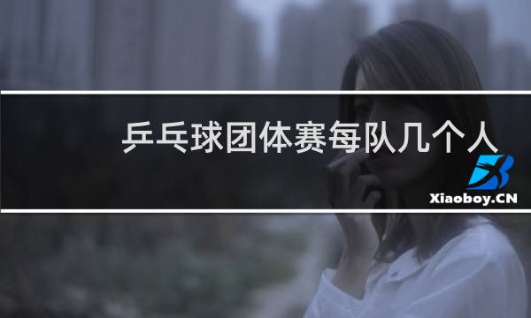 乒乓球团体赛每队几个人