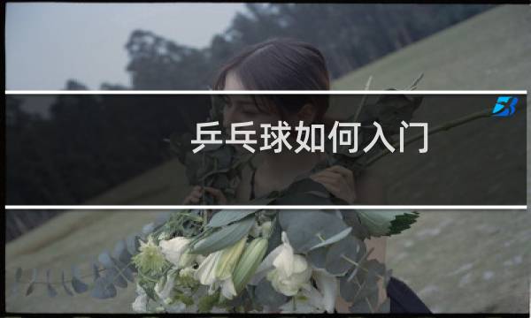 乒乓球如何入门