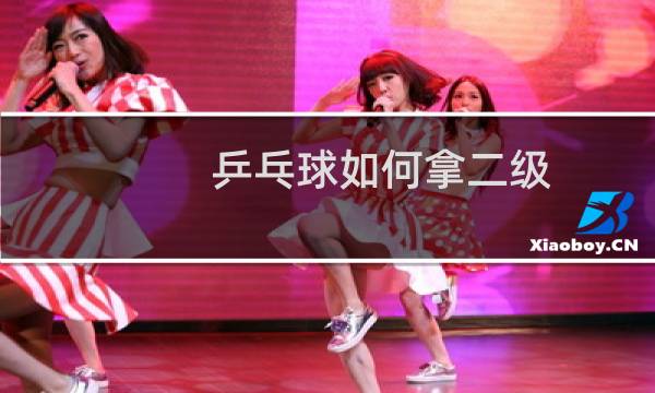 乒乓球如何拿二级