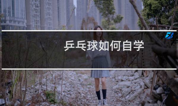 乒乓球如何自学
