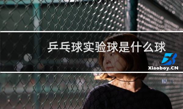 乒乓球实验球是什么球