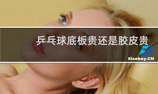 乒乓球底板贵还是胶皮贵
