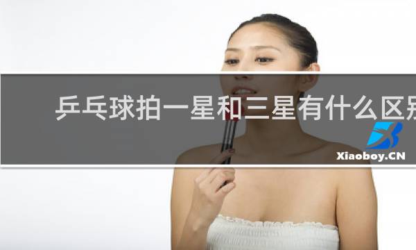乒乓球拍一星和三星有什么区别