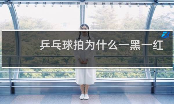 乒乓球拍为什么一黑一红