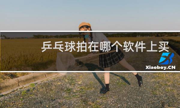 乒乓球拍在哪个软件上买