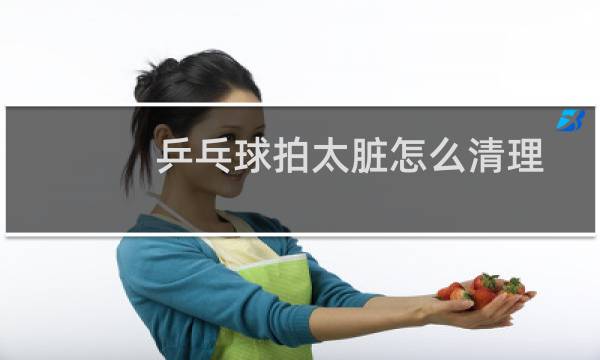 乒乓球拍太脏怎么清理