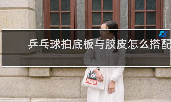 乒乓球拍底板与胶皮怎么搭配