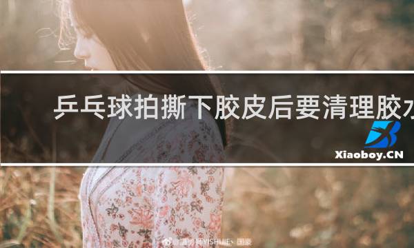 乒乓球拍撕下胶皮后要清理胶水吗