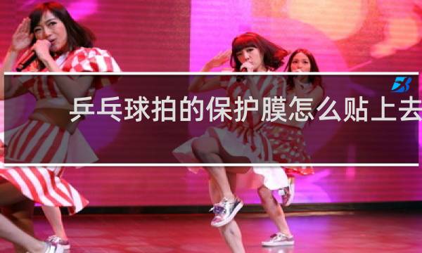乒乓球拍的保护膜怎么贴上去