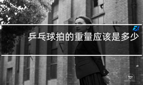 乒乓球拍的重量应该是多少