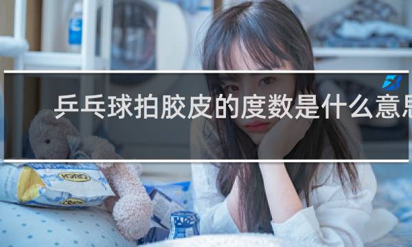 乒乓球拍胶皮的度数是什么意思