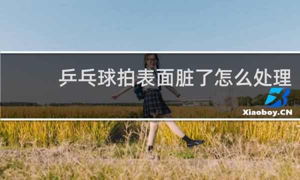 乒乓球拍表面脏了怎么处理