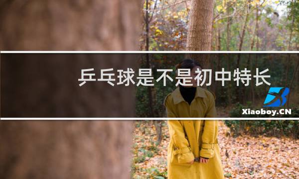 乒乓球是不是初中特长