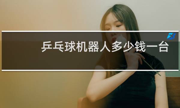 乒乓球机器人多少钱一台