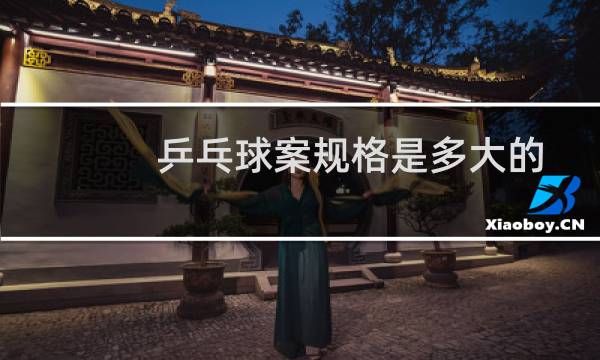 乒乓球案规格是多大的