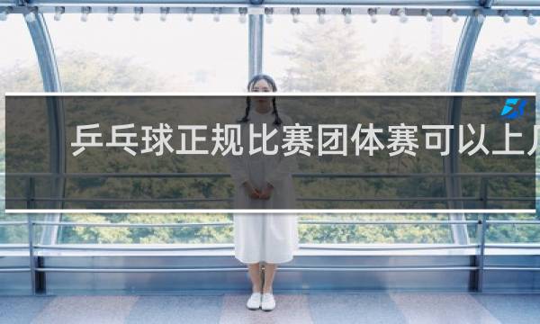 乒乓球正规比赛团体赛可以上几人