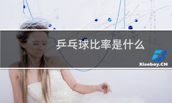 乒乓球比率是什么