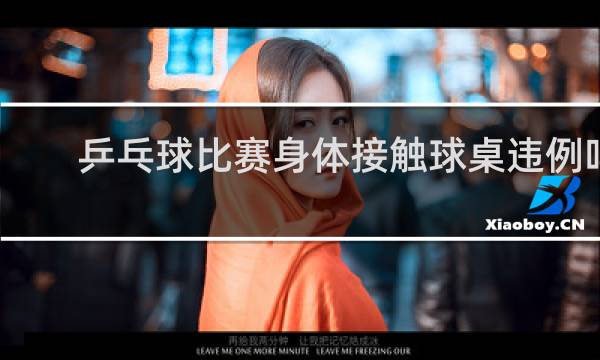 乒乓球比赛身体接触球桌违例吗