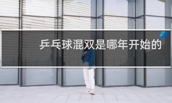 乒乓球混双是哪年开始的