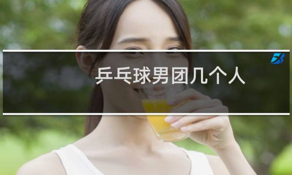 乒乓球男团几个人