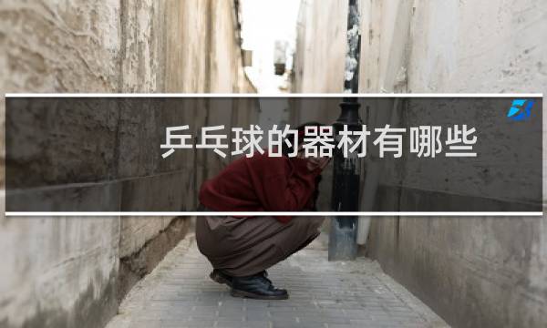 乒乓球的器材有哪些