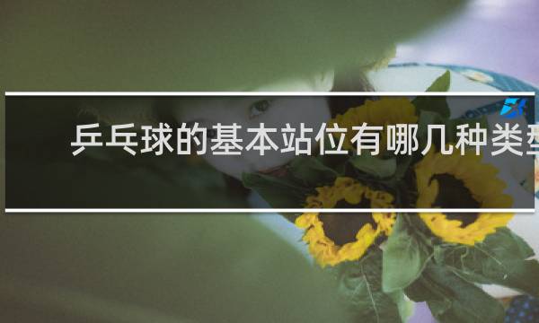 乒乓球的基本站位有哪几种类型