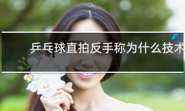 乒乓球直拍反手称为什么技术