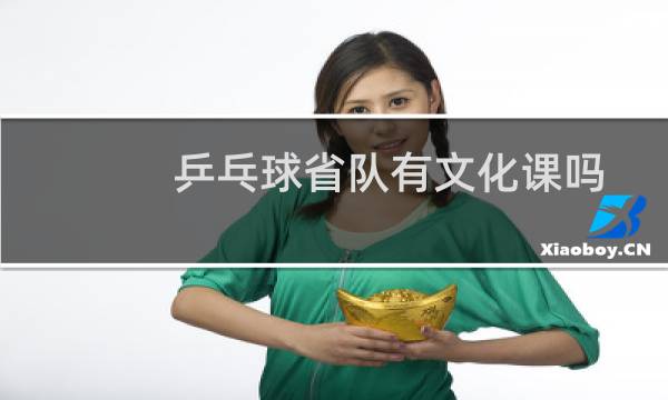 乒乓球省队有文化课吗