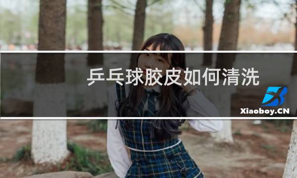 乒乓球胶皮如何清洗