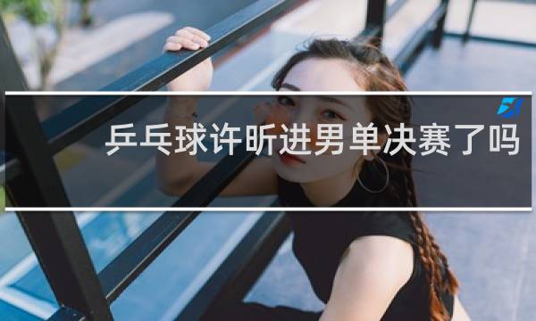 乒乓球许昕进男单决赛了吗