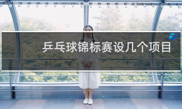 乒乓球锦标赛设几个项目