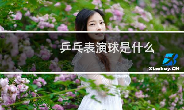 乒乓表演球是什么