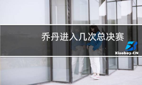 乔丹进入几次总决赛