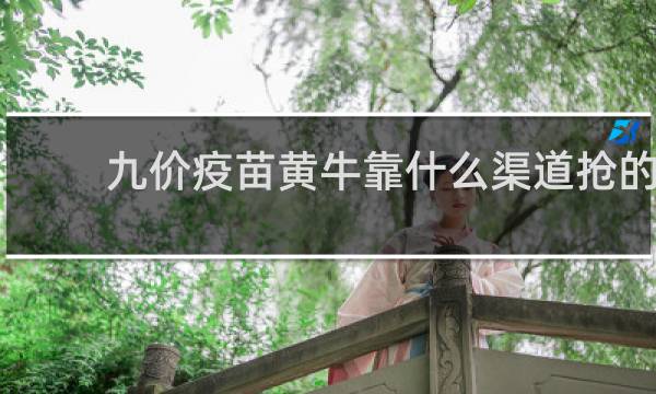 九价疫苗黄牛靠什么渠道抢的