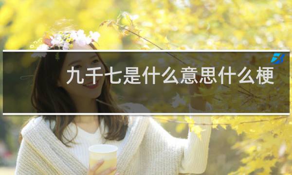 九千七是什么意思什么梗