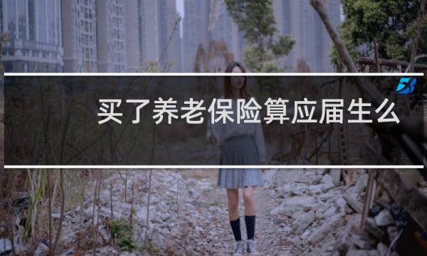 买了养老保险算应届生么