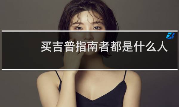 买吉普指南者都是什么人