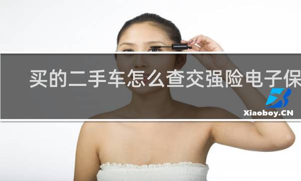 买的二手车怎么查交强险电子保单