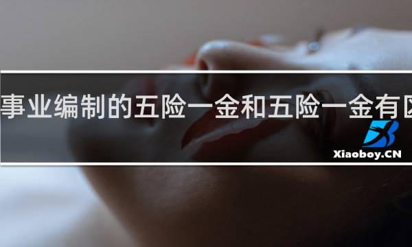 事业编制的五险一金和五险一金有区别吗