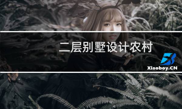 二层别墅设计农村图片