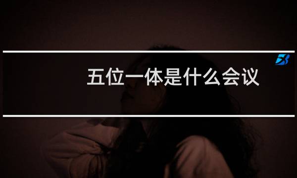 五位一体是什么会议（五位一体是指的啥）