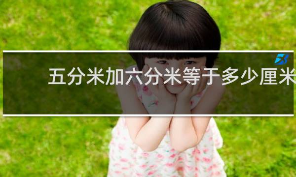 五分米加六分米等于多少厘米