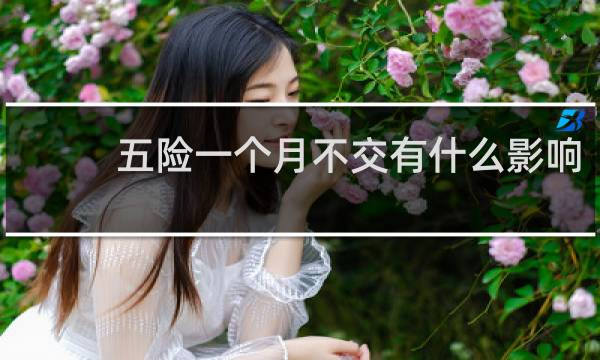 五险一个月不交有什么影响图片