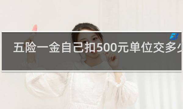 五险一金自己扣500元单位交多少钱